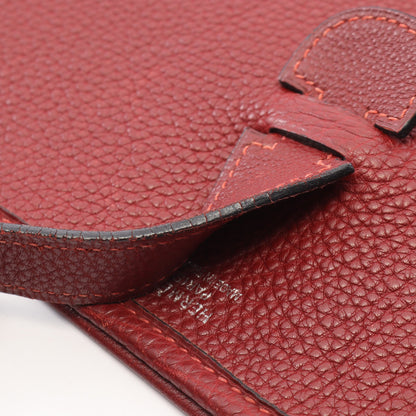 エヴリン 1 アン PM ショルダーバッグ トリヨンクレマンス ボルドー シルバー金具 □D刻印 エルメス バッグ HERMES