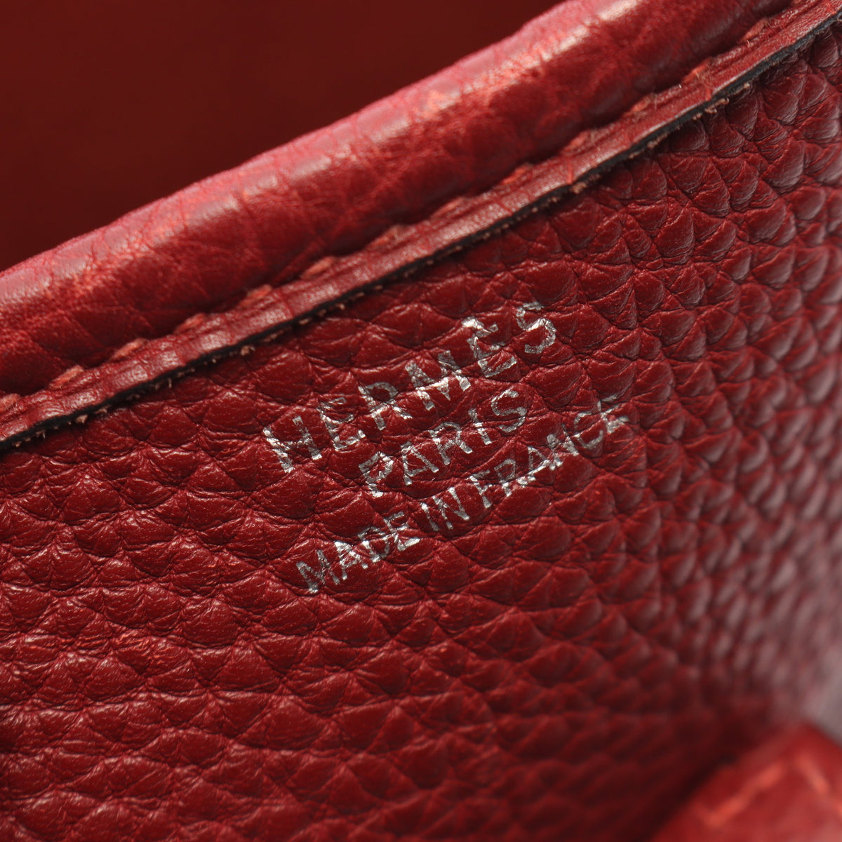 エヴリン 1 アン PM ショルダーバッグ トリヨンクレマンス ボルドー シルバー金具 □D刻印 エルメス バッグ HERMES
