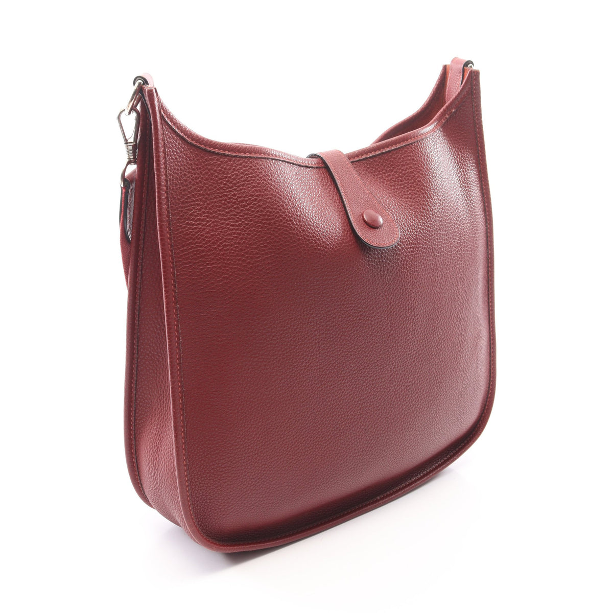 エヴリン 1 アン PM ショルダーバッグ トリヨンクレマンス ボルドー シルバー金具 □D刻印 エルメス バッグ HERMES
