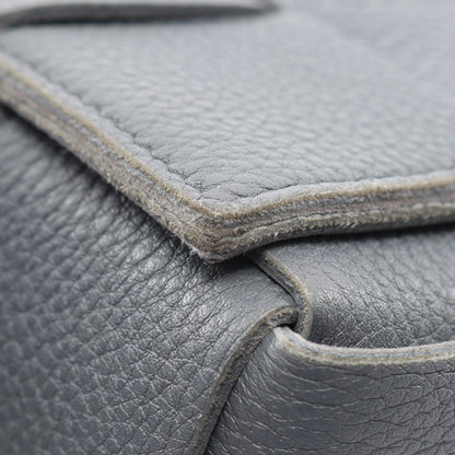 カセット イントレチャート ショルダーバッグ レザー グレー ボッテガヴェネタ バッグ BOTTEGA VENETA