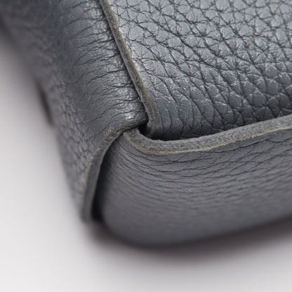 カセット イントレチャート ショルダーバッグ レザー グレー ボッテガヴェネタ バッグ BOTTEGA VENETA