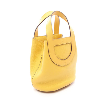 インザループ18 サン ハンドバッグ トリヨンクレマンス ヴォースイフト イエロー シルバー金具 W刻印 エルメス バッグ HERMES