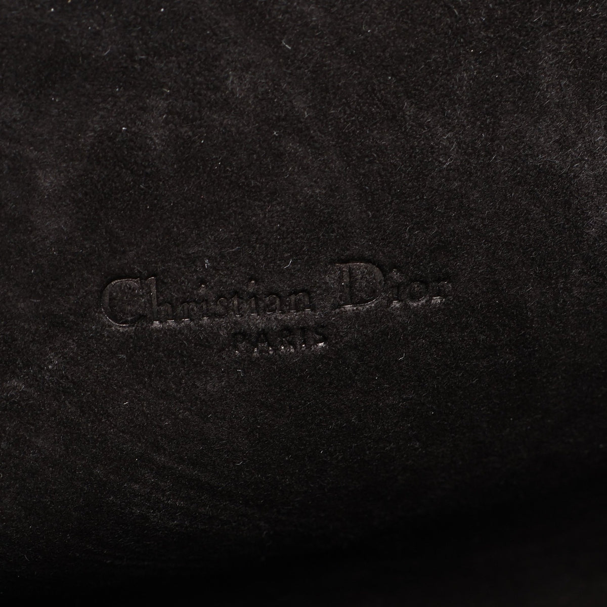 カロ ダブルポーチ ショルダーバッグ レザー ブラック クリスチャンディオール バッグ Christian Dior