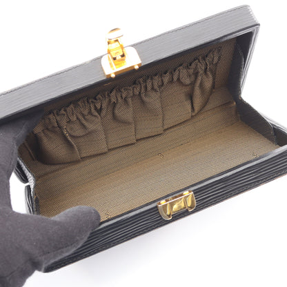 ズッカ ハンドバッグ バニティバッグ キャンバス レザー ブラウン ブラック フェンディ バッグ FENDI
