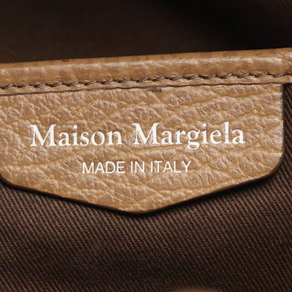 5AC ドローストリングバッグ ミディアム 2WAY ハンドバッグ レザー ベージュ メゾンマルジェラ11 バッグ Maison Margiela 11