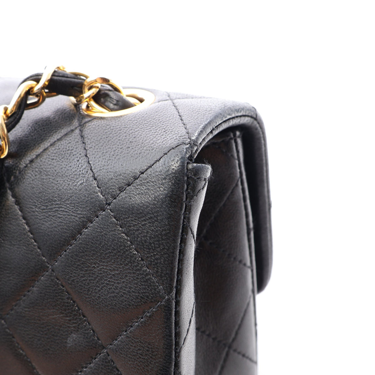 ミニマトラッセ20 チェーンショルダーバッグ ラムスキン ブラック ゴールド金具 シャネル バッグ CHANEL