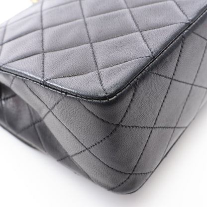 ミニマトラッセ20 チェーンショルダーバッグ ラムスキン ブラック ゴールド金具 シャネル バッグ CHANEL