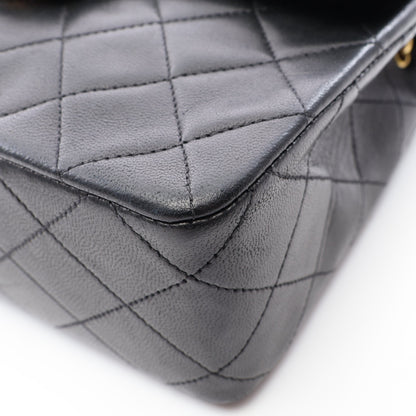 ミニマトラッセ20 チェーンショルダーバッグ ラムスキン ブラック ゴールド金具 シャネル バッグ CHANEL