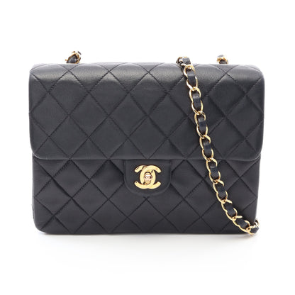 ミニマトラッセ20 チェーンショルダーバッグ ラムスキン ブラック ゴールド金具 シャネル バッグ CHANEL