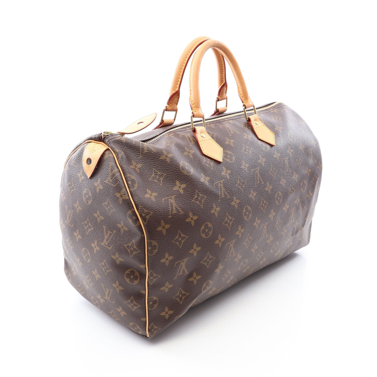 スピーディ40 モノグラム ハンドバッグ PVC レザー ブラウン ルイヴィトン バッグ LOUIS VUITTON