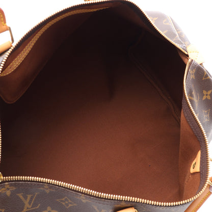 スピーディ40 モノグラム ハンドバッグ PVC レザー ブラウン ルイヴィトン バッグ LOUIS VUITTON