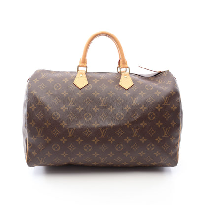 スピーディ40 モノグラム ハンドバッグ PVC レザー ブラウン ルイヴィトン バッグ LOUIS VUITTON