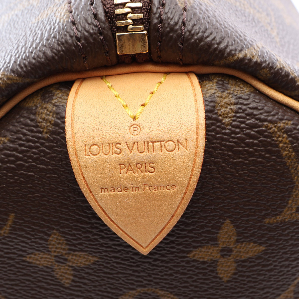 スピーディ40 モノグラム ハンドバッグ PVC レザー ブラウン ルイヴィトン バッグ LOUIS VUITTON