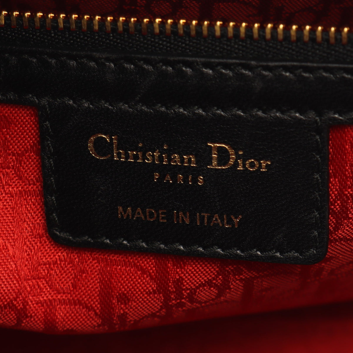 レディディオール ラージ カナージュ 2WAY ハンドバッグ レザー ブラック クリスチャンディオール バッグ Christian Dior