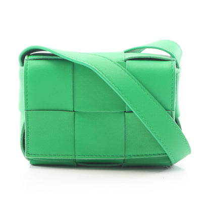 CANDY キャンディ カセット ミニ バッグ ショルダーバッグ レザー グリーン ボッテガヴェネタ バッグ BOTTEGA VENETA