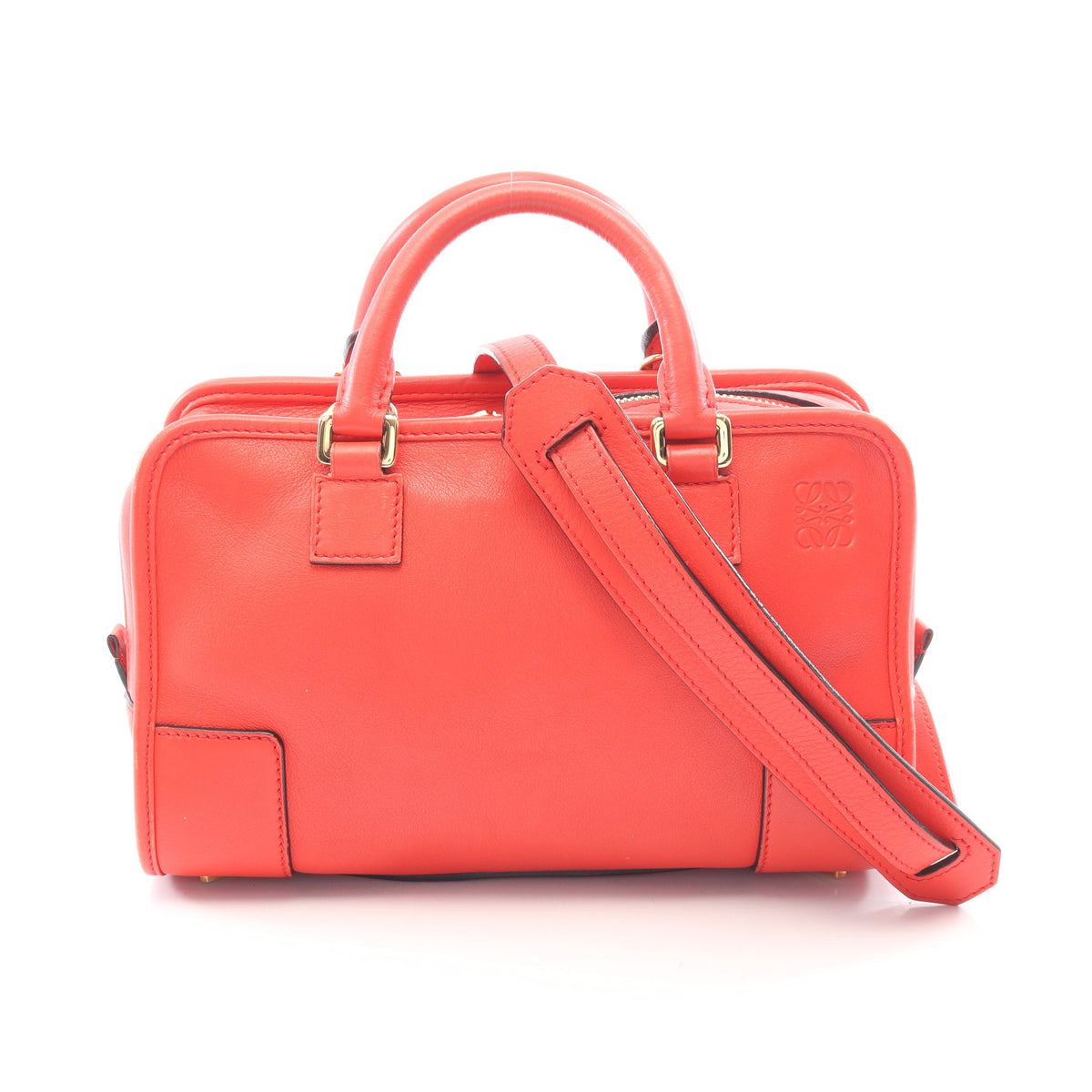 アマソナ23 2WAY ハンドバッグ レザー レッド ロエベ バッグ LOEWE