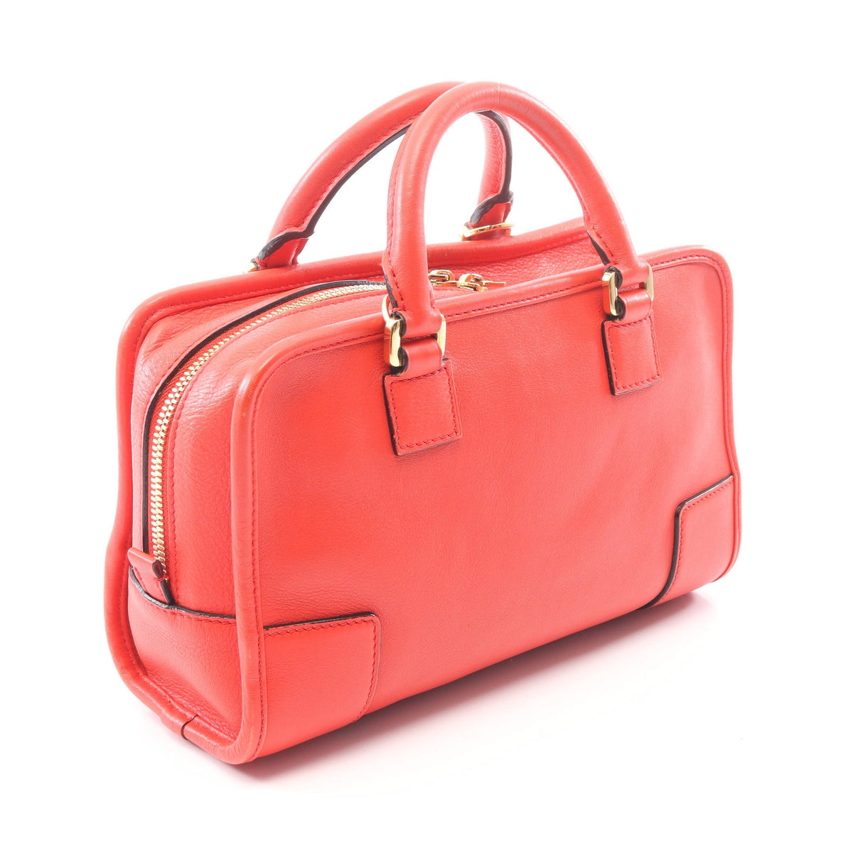 アマソナ23 2WAY ハンドバッグ レザー レッド ロエベ バッグ LOEWE