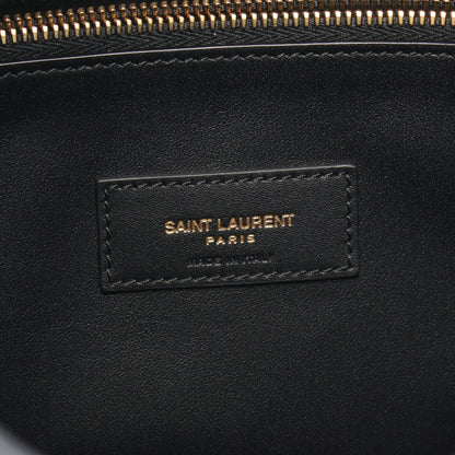 LE 5 A 7 ソフト ラージ ショルダーバッグ レザー ブラック サンローランパリ バッグ SAINT LAURENT PARIS
