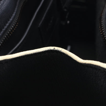 ベイビーカバス YSLライン 2WAY ハンドバッグ レザー ブラック サンローランパリ