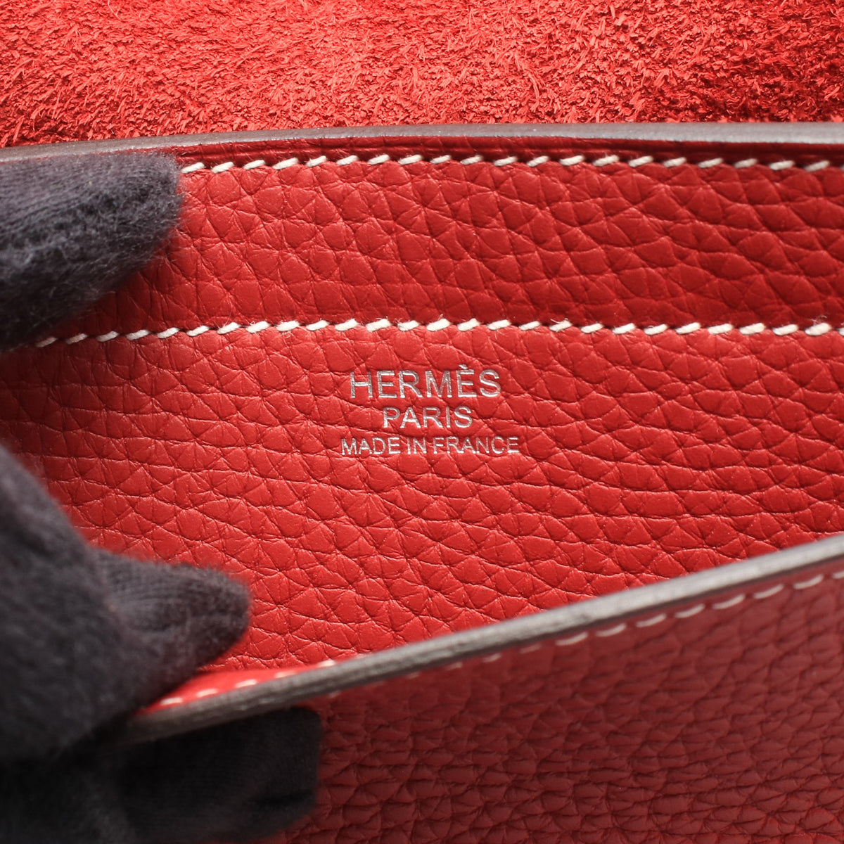 カバセリエ31 ルージュグレナ ショルダーバッグ トートバッグ トリヨンクレマンス レッド Z刻印 エルメス バッグ HERMES