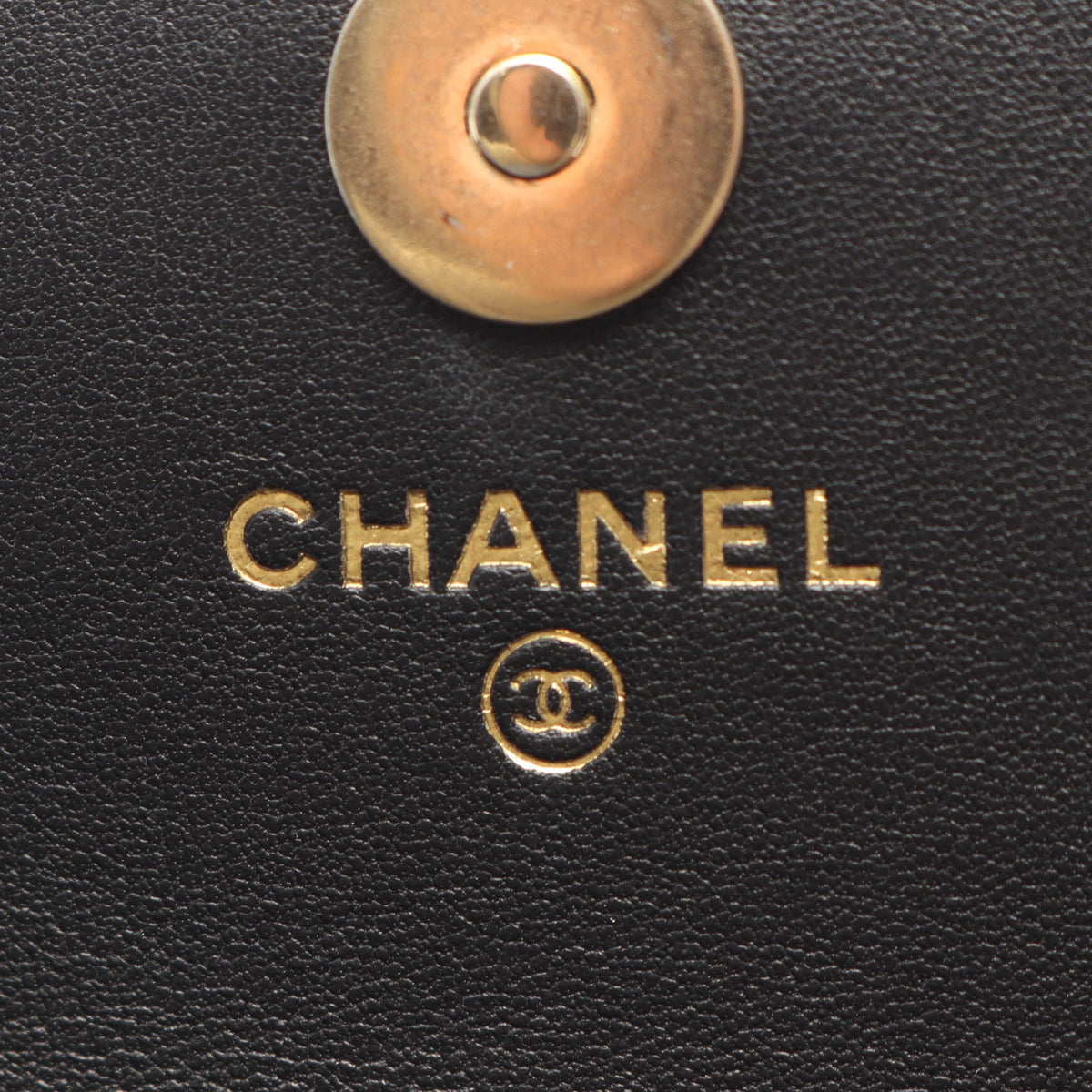 マトラッセ チェーンウォレット ラムスキン ブラック ゴールド金具 シャネル バッグ CHANEL