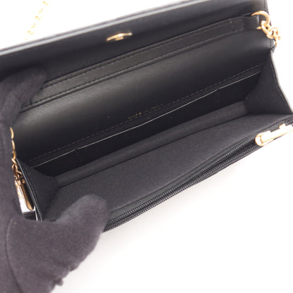 マトラッセ チェーンウォレット ラムスキン ブラック ゴールド金具 シャネル バッグ CHANEL