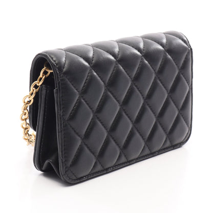 マトラッセ チェーンウォレット ラムスキン ブラック ゴールド金具 シャネル バッグ CHANEL