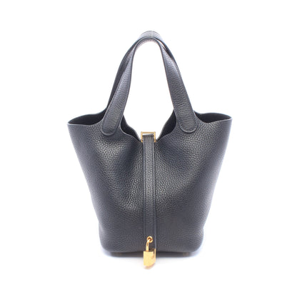 ピコタンロックPM ハンドバッグ トリヨンクレマンス ブラック ゴールド金具 Z刻印 エルメス バッグ HERMES