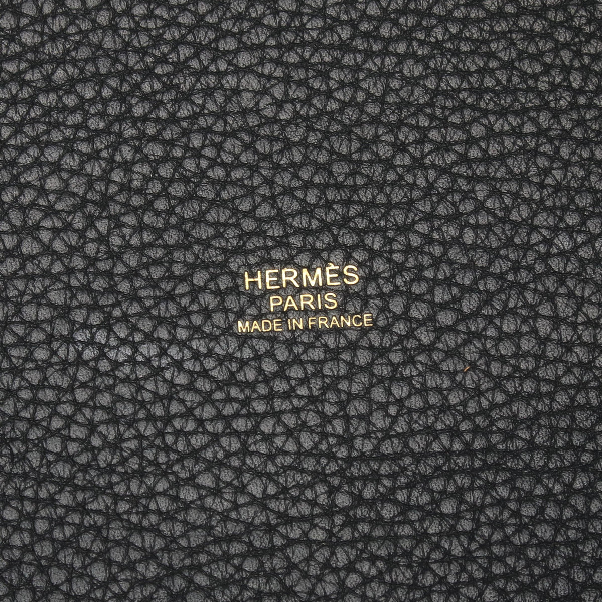 ピコタンロックPM ハンドバッグ トリヨンクレマンス ブラック ゴールド金具 Z刻印 エルメス バッグ HERMES