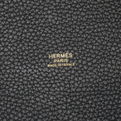 ピコタンロックPM ハンドバッグ トリヨンクレマンス ブラック ゴールド金具 Z刻印 エルメス バッグ HERMES