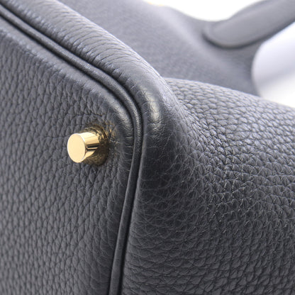 ピコタンロックPM ハンドバッグ トリヨンクレマンス ブラック ゴールド金具 Z刻印 エルメス バッグ HERMES