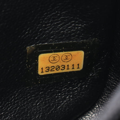 ミニマトラッセ チェーンショルダーバッグ キャビアスキン ブラック シルバー金具 シャネル バッグ CHANEL
