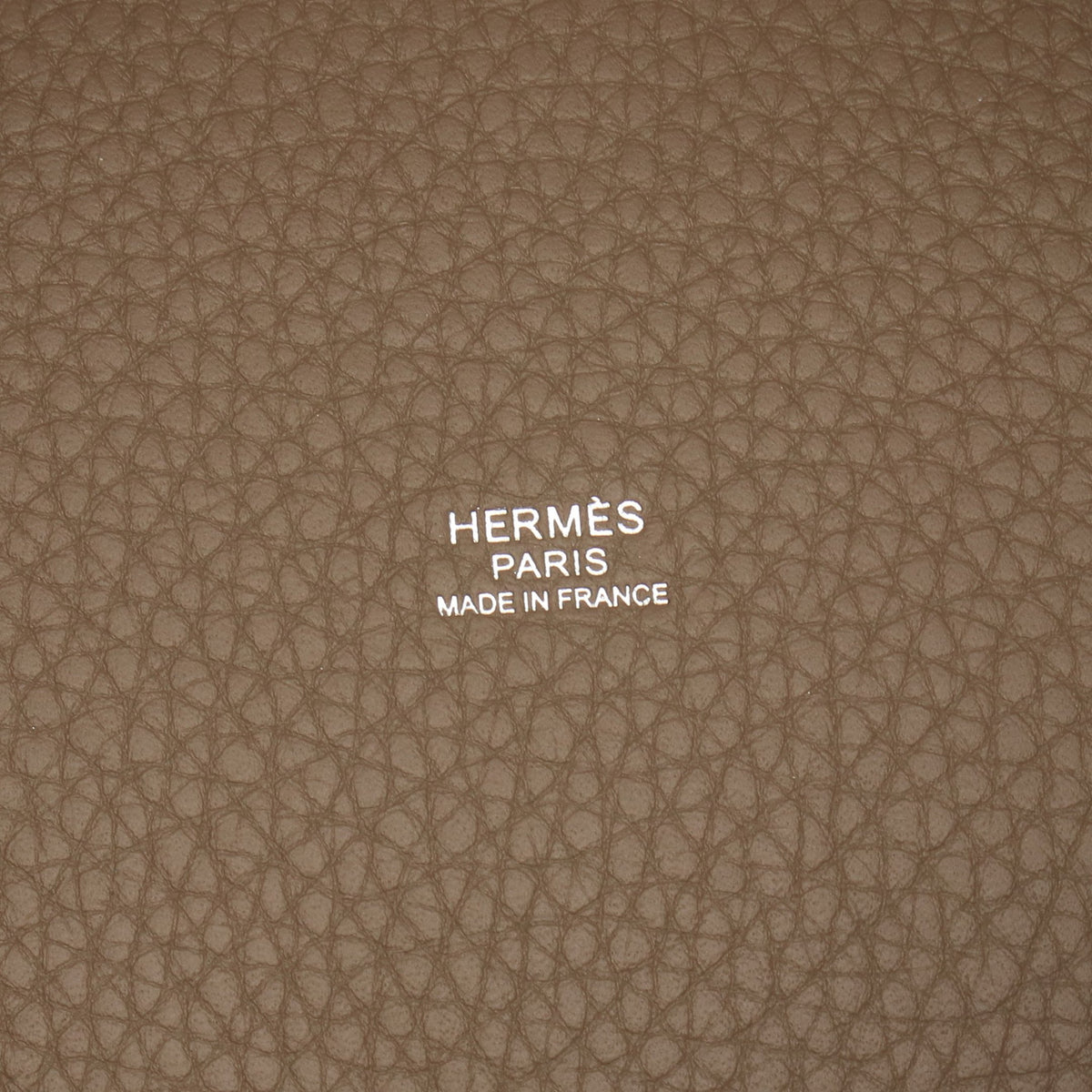 ピコタンロックPM エトゥープ ハンドバッグ トリヨンクレマンス グレーブラウン シルバー金具 K刻印 エルメス バッグ HERMES