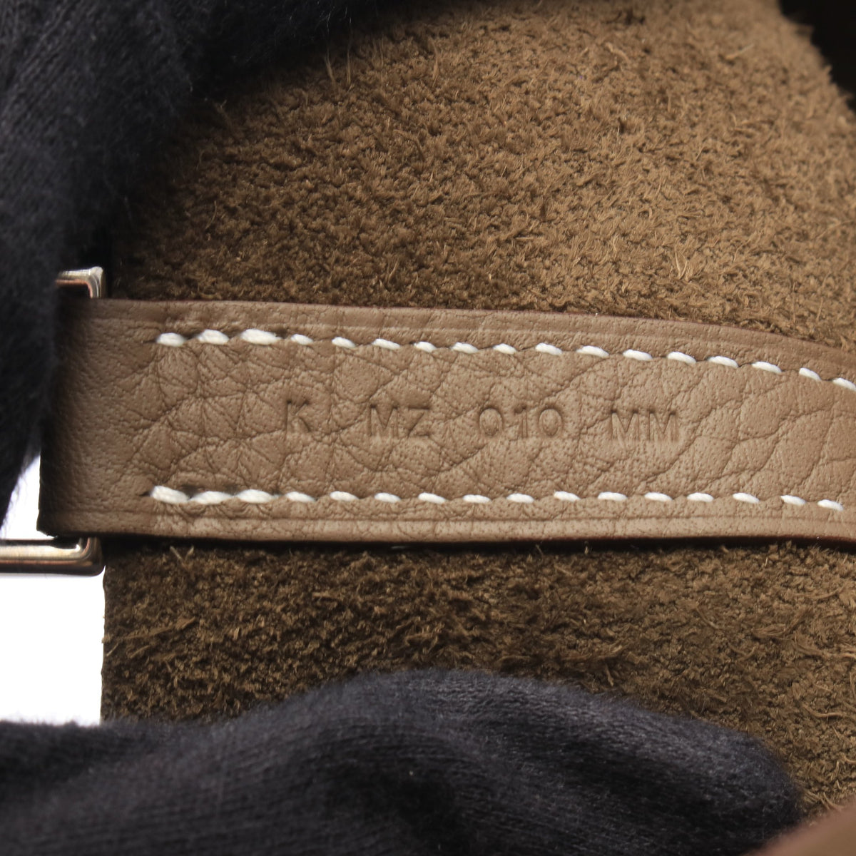 ピコタンロックPM エトゥープ ハンドバッグ トリヨンクレマンス グレーブラウン シルバー金具 K刻印 エルメス バッグ HERMES