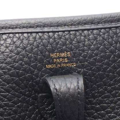 エヴリンTPM ショルダーバッグ トリヨンクレマンス ブラック ゴールド金具 G刻印 エルメス