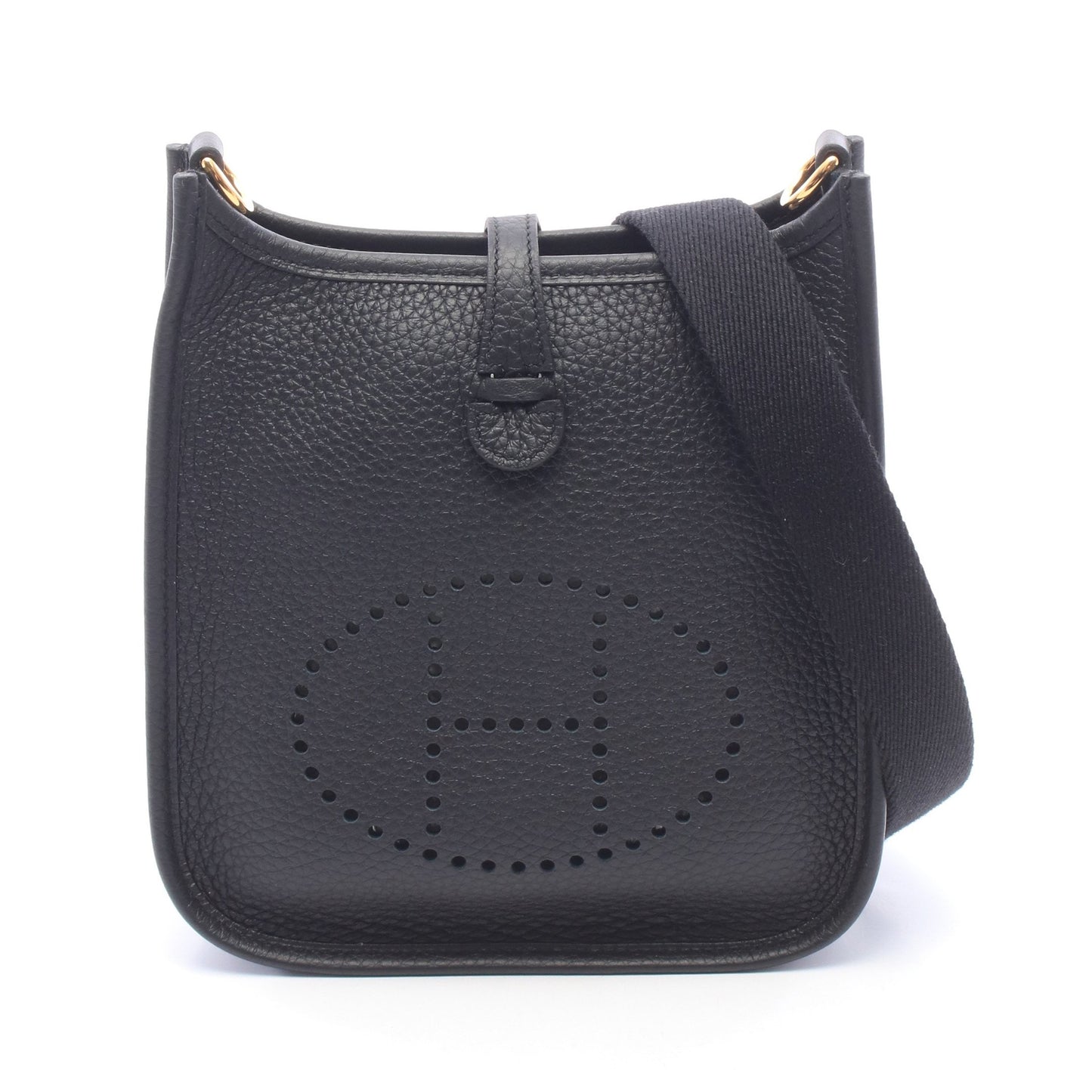 エヴリンTPM ショルダーバッグ トリヨンクレマンス ブラック ゴールド金具 G刻印 エルメス