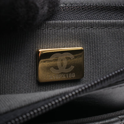マトラッセ チェーンウォレット ラムスキン ブラック ゴールド金具 シャネル バッグ CHANEL