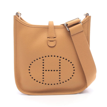 エヴリン23 ショルダーバッグ トリヨンクレマンス ライトブラウン シルバー金具 G刻印 エルメス バッグ HERMES