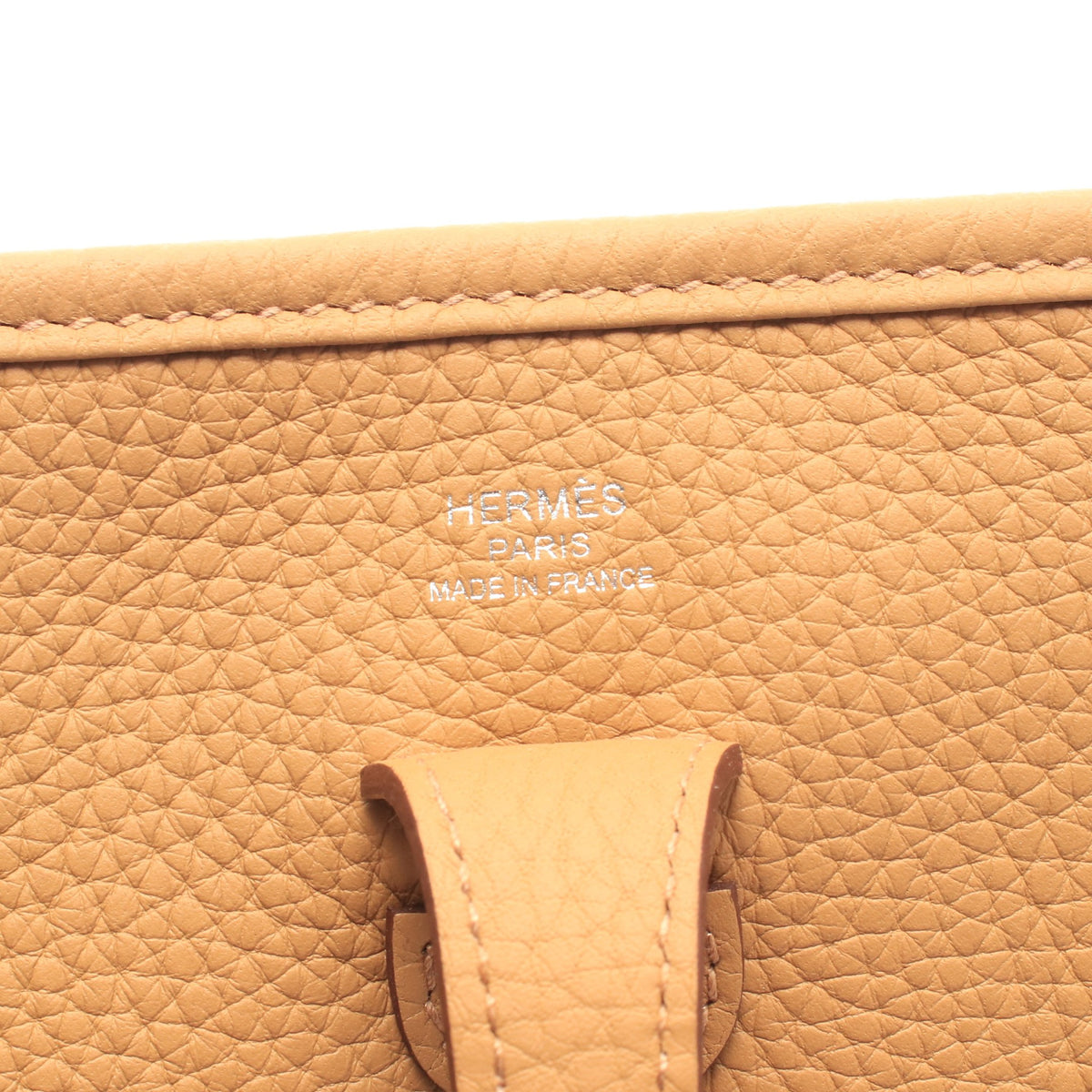 エヴリン23 ショルダーバッグ トリヨンクレマンス ライトブラウン シルバー金具 G刻印 エルメス バッグ HERMES