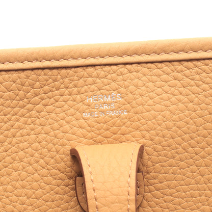 エヴリン23 ショルダーバッグ トリヨンクレマンス ライトブラウン シルバー金具 G刻印 エルメス バッグ HERMES