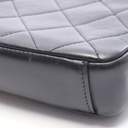マトラッセ 2WAY チェーンショルダーバッグ レザー ブラック ゴールド金具 シャネル