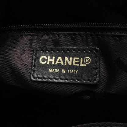ワイルドステッチ ハンドバッグ トートバッグ レザー ブラック ゴールド金具 シャネル バッグ CHANEL