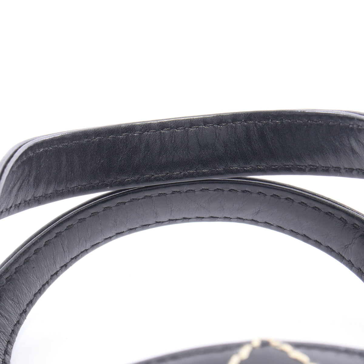 ワイルドステッチ ハンドバッグ トートバッグ レザー ブラック ゴールド金具 シャネル バッグ CHANEL