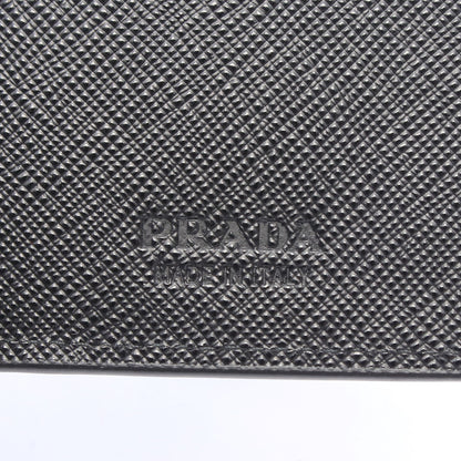 SAFFIANO TRIANG 二つ折り長財布 サフィアーノレザー ブラック プラダ 財布・小物 PRADA