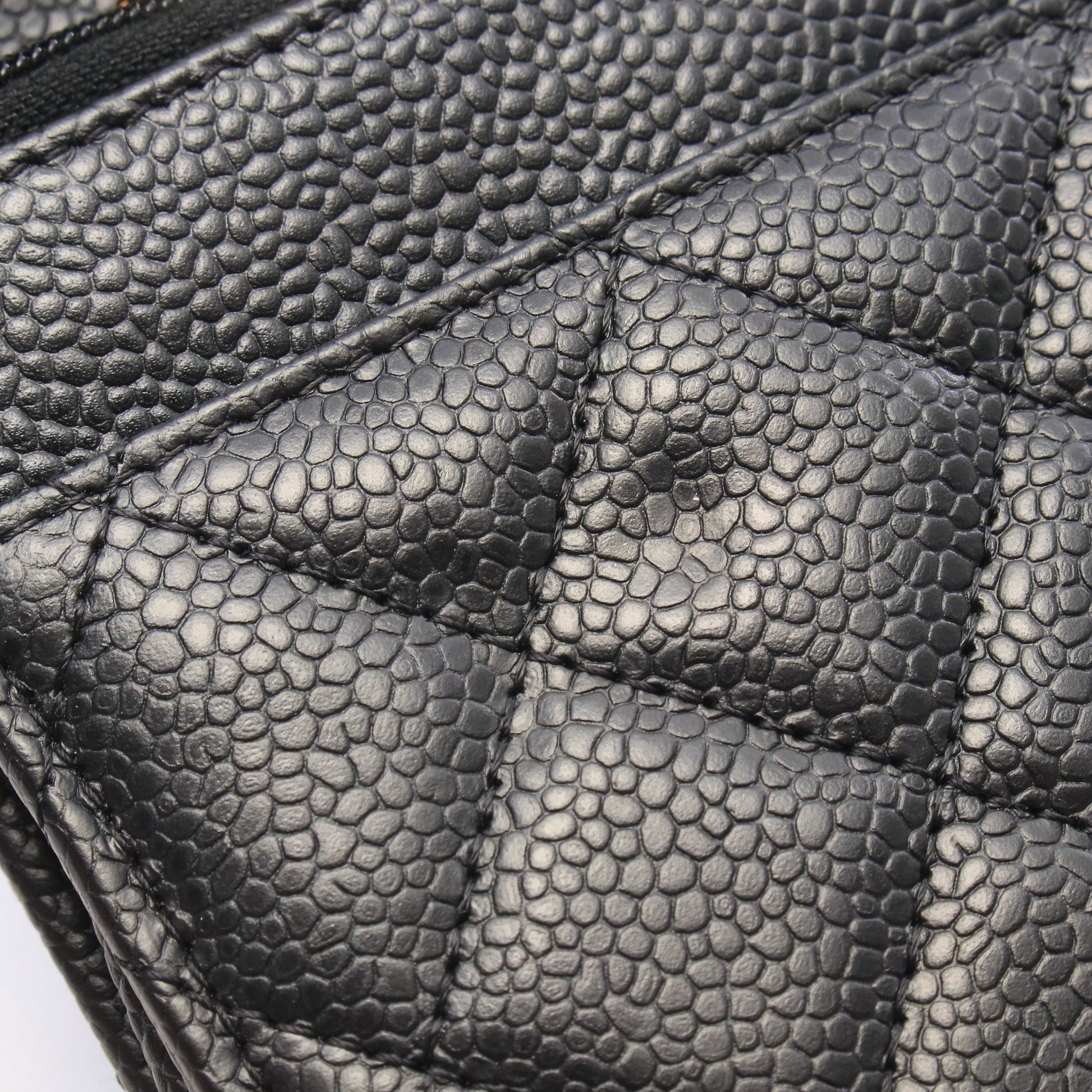 マトラッセ チェーンウォレット キャビアスキン ブラック ゴールド金具 シャネル バッグ CHANEL