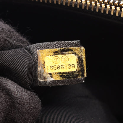 マトラッセ チェーンショルダーバッグ チェーントートバッグ レザー ブラック ゴールド金具 シャネル バッグ CHANEL