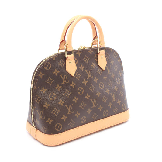 アルマ モノグラム ハンドバッグ PVC レザー ブラウン ルイヴィトン バッグ LOUIS VUITTON