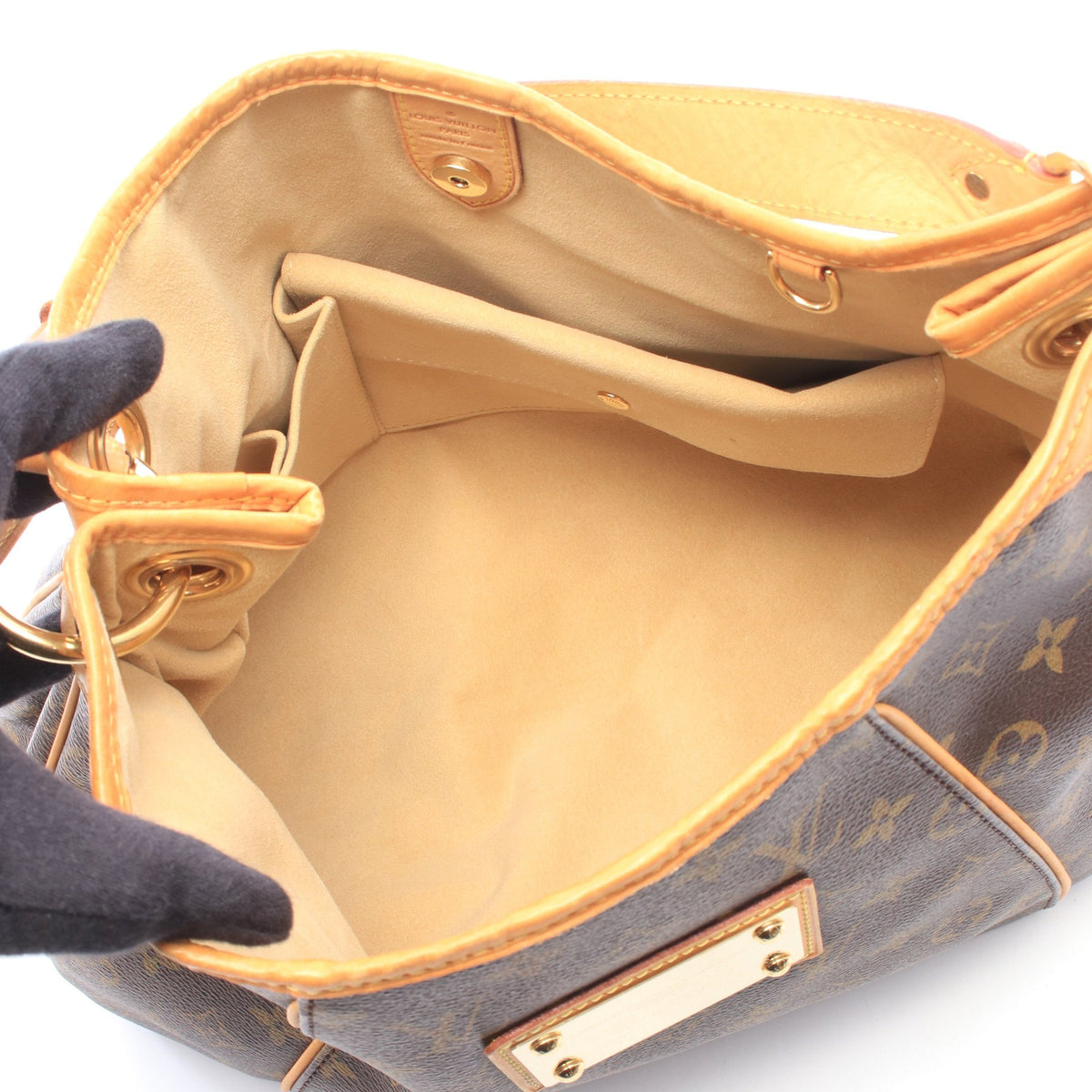 ガリエラPM モノグラム ワンショルダーバッグ PVC レザー ブラウン ルイヴィトン バッグ LOUIS VUITTON