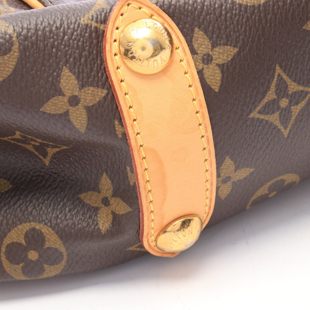 ガリエラPM モノグラム ワンショルダーバッグ PVC レザー ブラウン ルイヴィトン バッグ LOUIS VUITTON