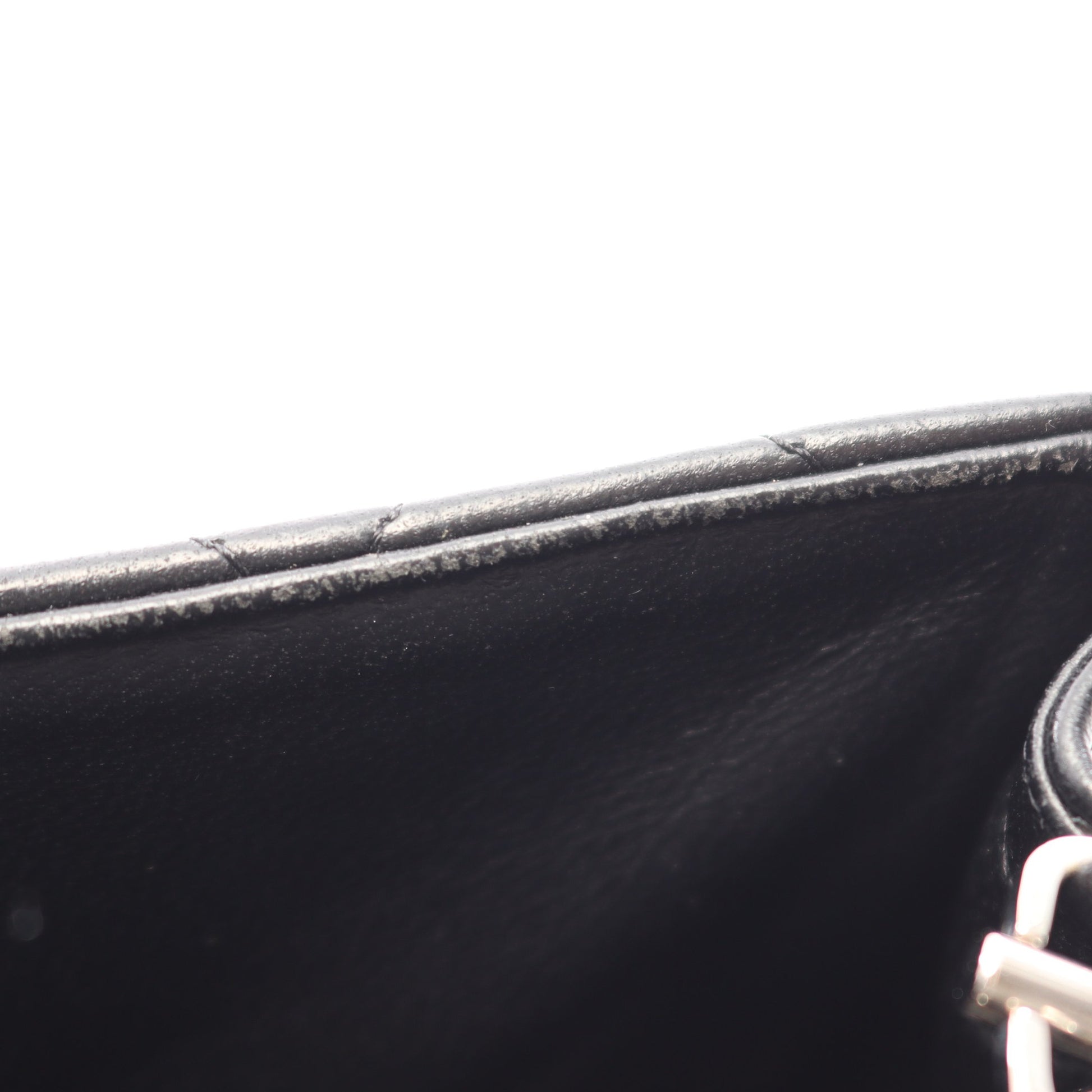 マトラッセ チェーンショルダーバッグ ラムスキン ブラック シルバー金具 シャネル バッグ CHANEL